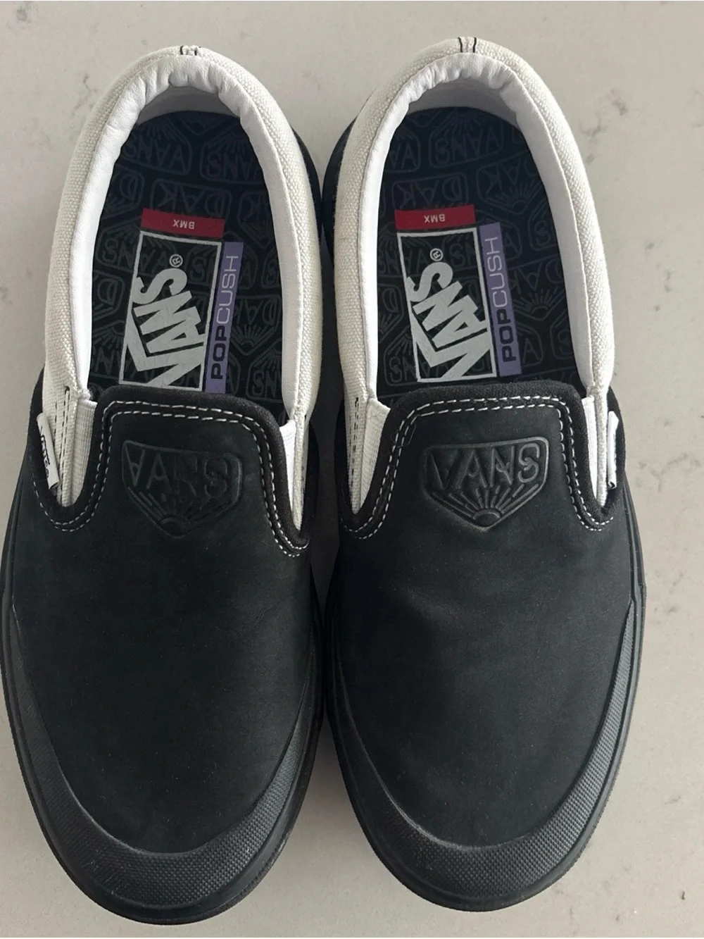 Vans BMX Pro Off The Wall Slip On Shoes Black Dakota Roche Signature Shoe Size 4